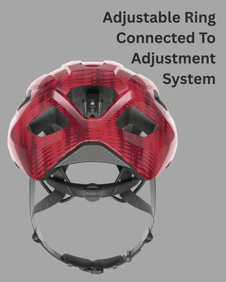 ABUS Macator Road Biking Helmet - Bordeaux Red
