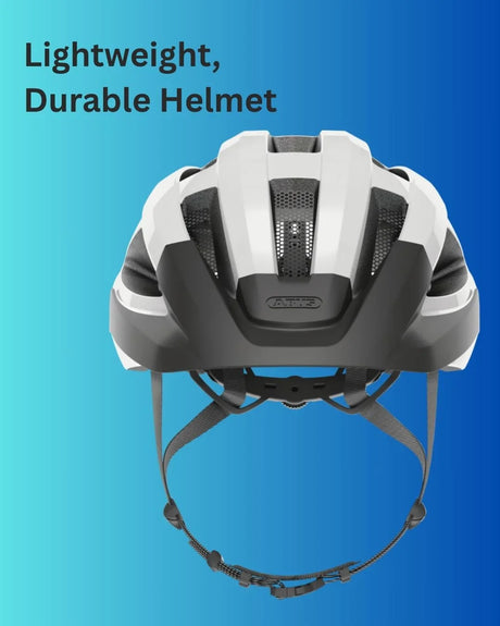 ABUS Macator Road Biking Helmet - White Silver