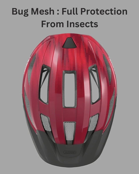 ABUS Macator Road Biking Helmet - Bordeaux Red