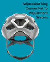 ABUS Macator Road Biking Helmet - Gleam Silver