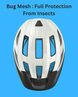 ABUS Macator MIPS Road Biking Helmet - Pearl White