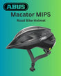 ABUS Macator MIPS Road Biking Helmet - Shiny Black