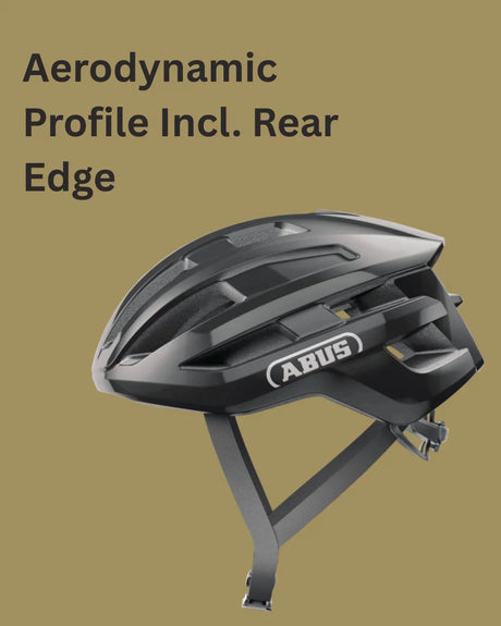 ABUS Powerdome Road Biking Helmet - Shiny Black