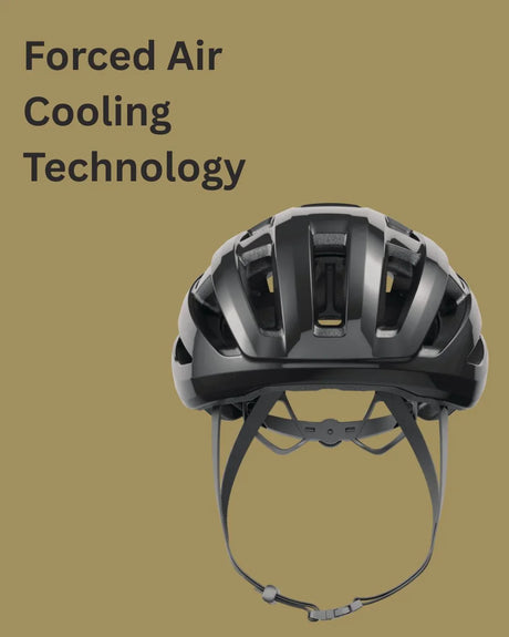 ABUS Powerdome Road Biking Helmet - Shiny Black