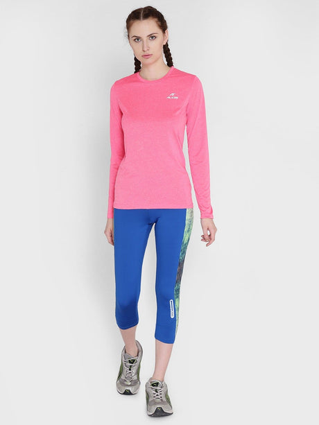 Women Blue Solid Capri | Alcis