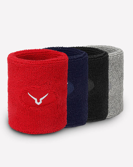 Invincible Cotton Wristband Sweatbands - 3 Inch, Pack of 4 | K.L. Mahajan & Sons (Invincible)
