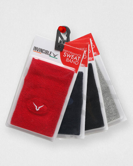 Invincible Cotton Wristband Sweatbands - 5 Inch, Pack of 4 | K.L. Mahajan & Sons (Invincible)