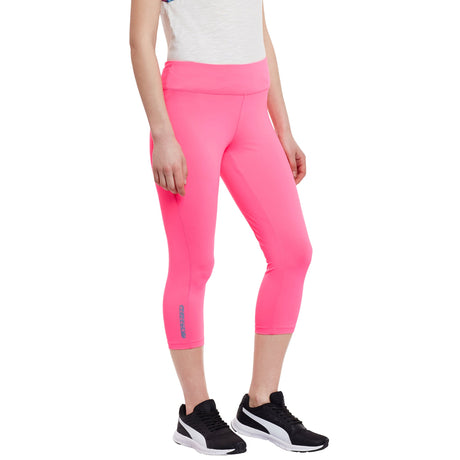 Alcis Women Solid Pink Tights | Alcis