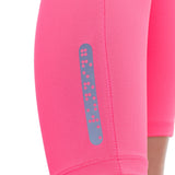 Alcis Women Solid Pink Tights