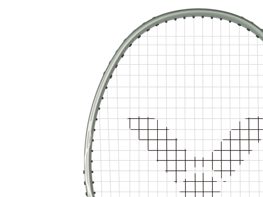 Auraspeed ARS-3200-4U G5 Strung Badminton Racket( Silver/Cream Grey)