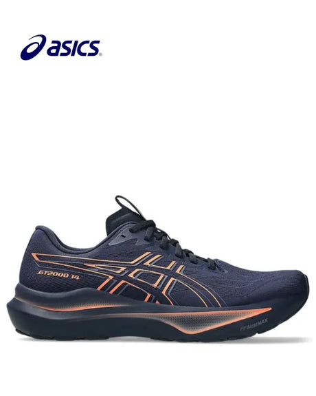 ASICS GT-2000 14 Men Running Shoes - Midnight/Vivid Coral
