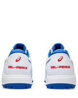 ASICS Gel-Peake 2 Unisex Cricket Shoes - White/Tuna Blue