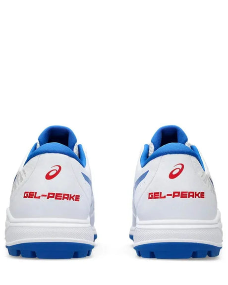 ASICS Gel-Peake 2 Unisex Cricket Shoes - White/Tuna Blue