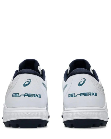 ASICS Gel-Peake 2 Unisex Cricket Shoes - White/Atlantis Blue