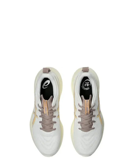 ASICS Gel Cumulus 27 Men Running Shoes - White/Fawn