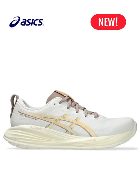 ASICS Gel Cumulus 27 Men Running Shoes - White/Fawn