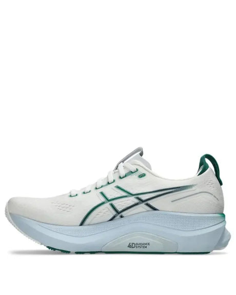 ASICS Gel Kayano 32 Men Running Shoes - White/Jasper Green