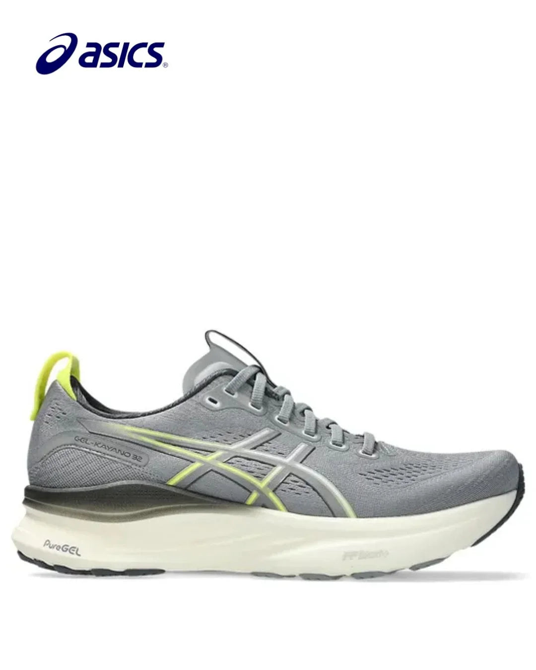 ASICS Gel Kayano 32 Men Running Shoes - Gravel/Citron