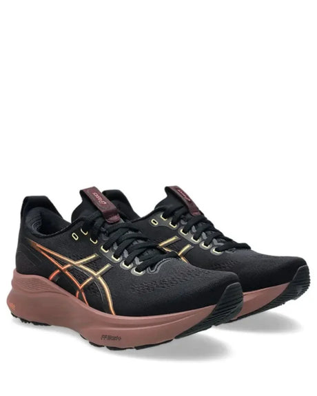 ASICS Gel Kayano 32 Women Running Shoes - Black/Dark Currant