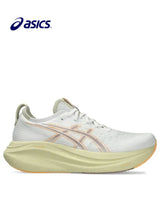 ASICS Gel Nimbus 27 Men Running Shoes - White/Fawn