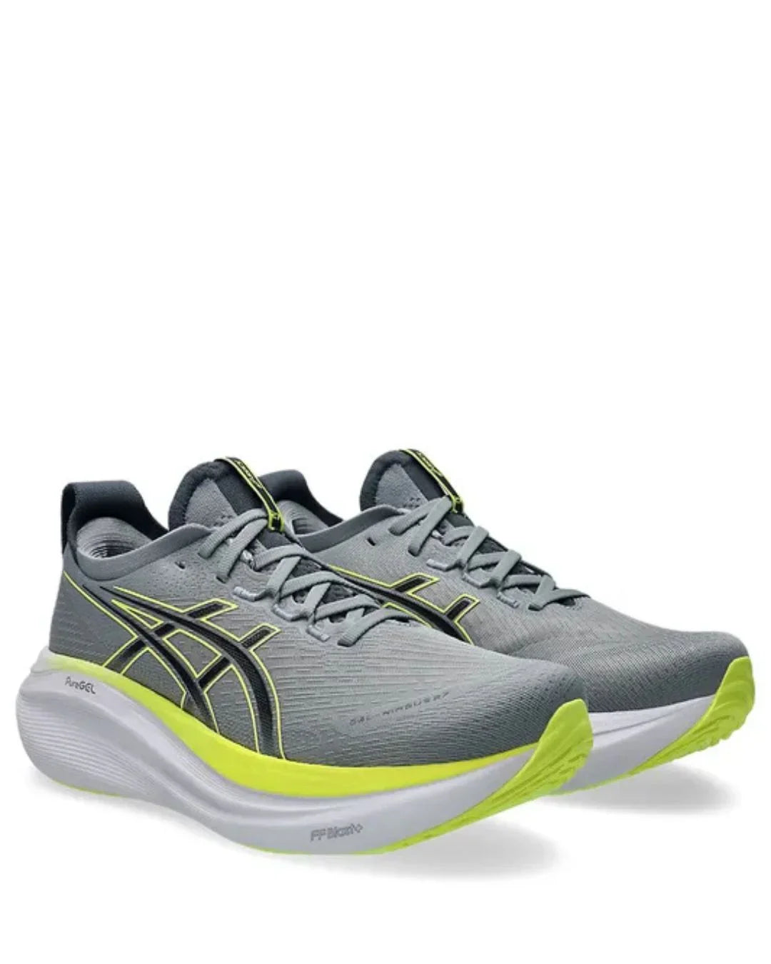 ASICS Gel Nimbus 27 Men Running Shoes - Gravel/Carrier Grey