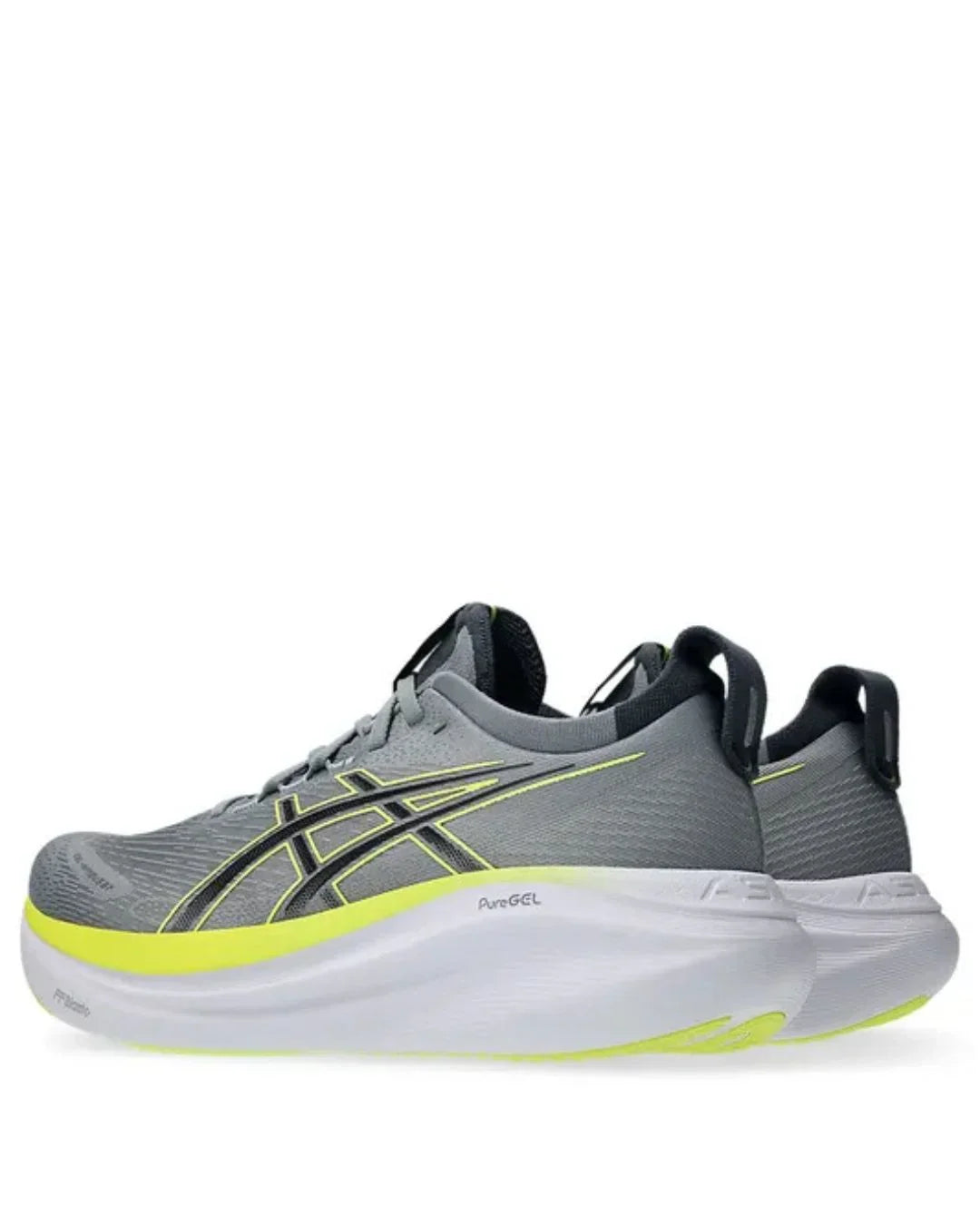 ASICS Gel Nimbus 27 Men Running Shoes - Gravel/Carrier Grey