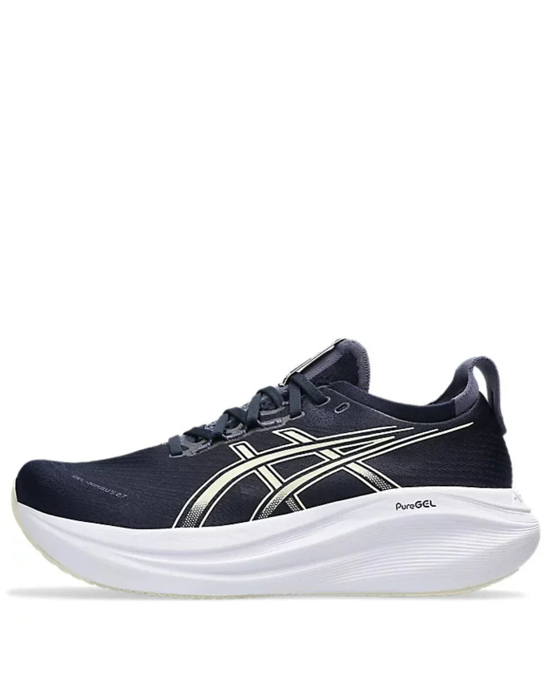 ASICS Gel Nimbus 27 Men Running Shoes - Midnight/Vanilla