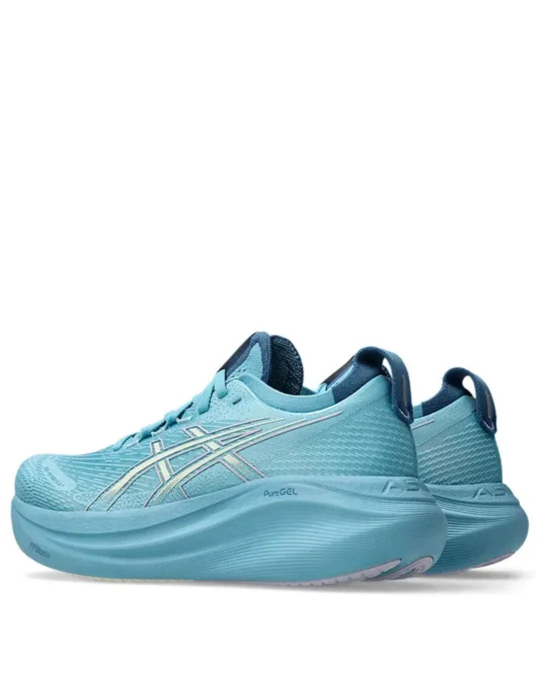 ASICS Gel Nimbus 27 Women Running Shoes - Still Water/Cream