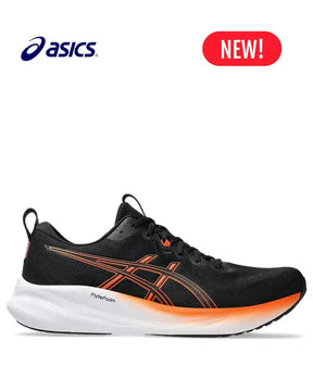 ASICS Gel Pulse 16 Men Running Shoes - Black/Nova Orange