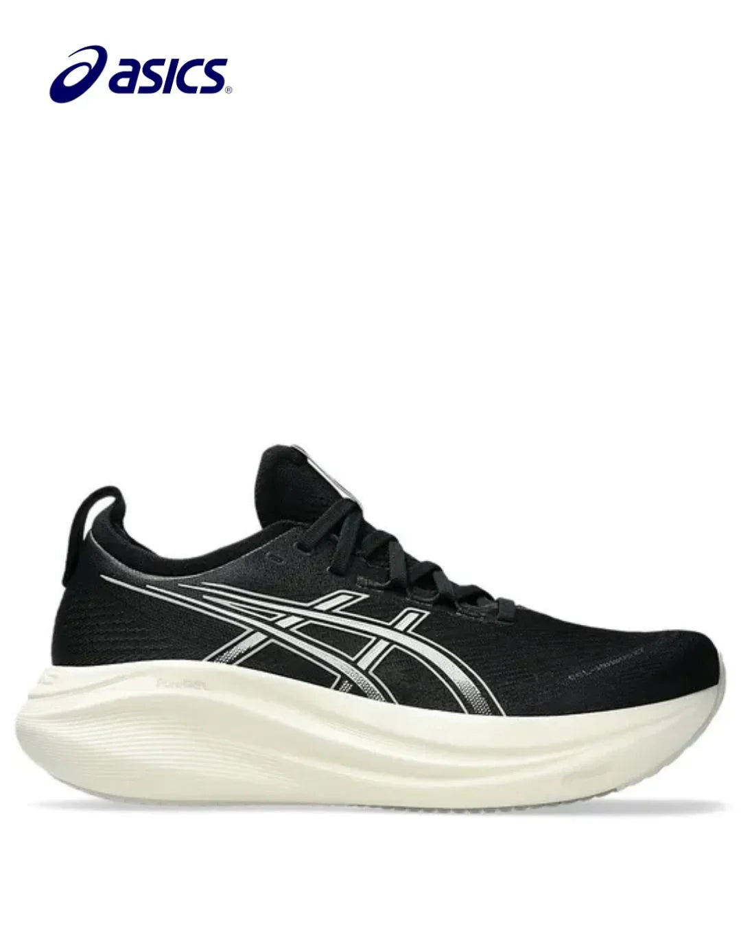 ASICS Gel Nimbus 27 Men Running Shoes - Black/Lake Grey