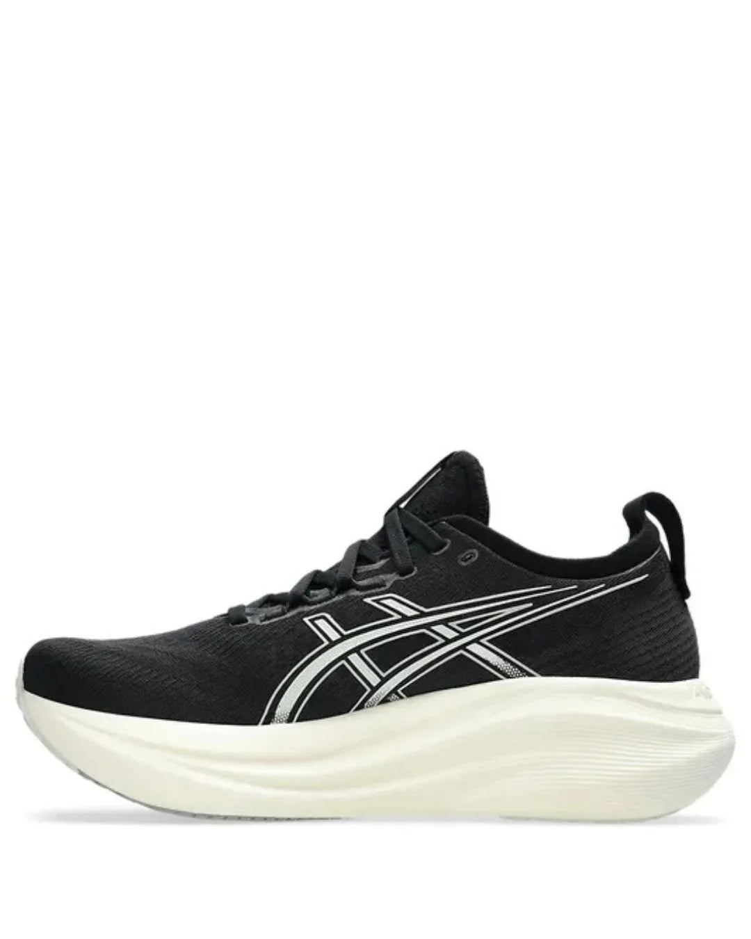 ASICS Gel Nimbus 27 Men Running Shoes - Black/Lake Grey