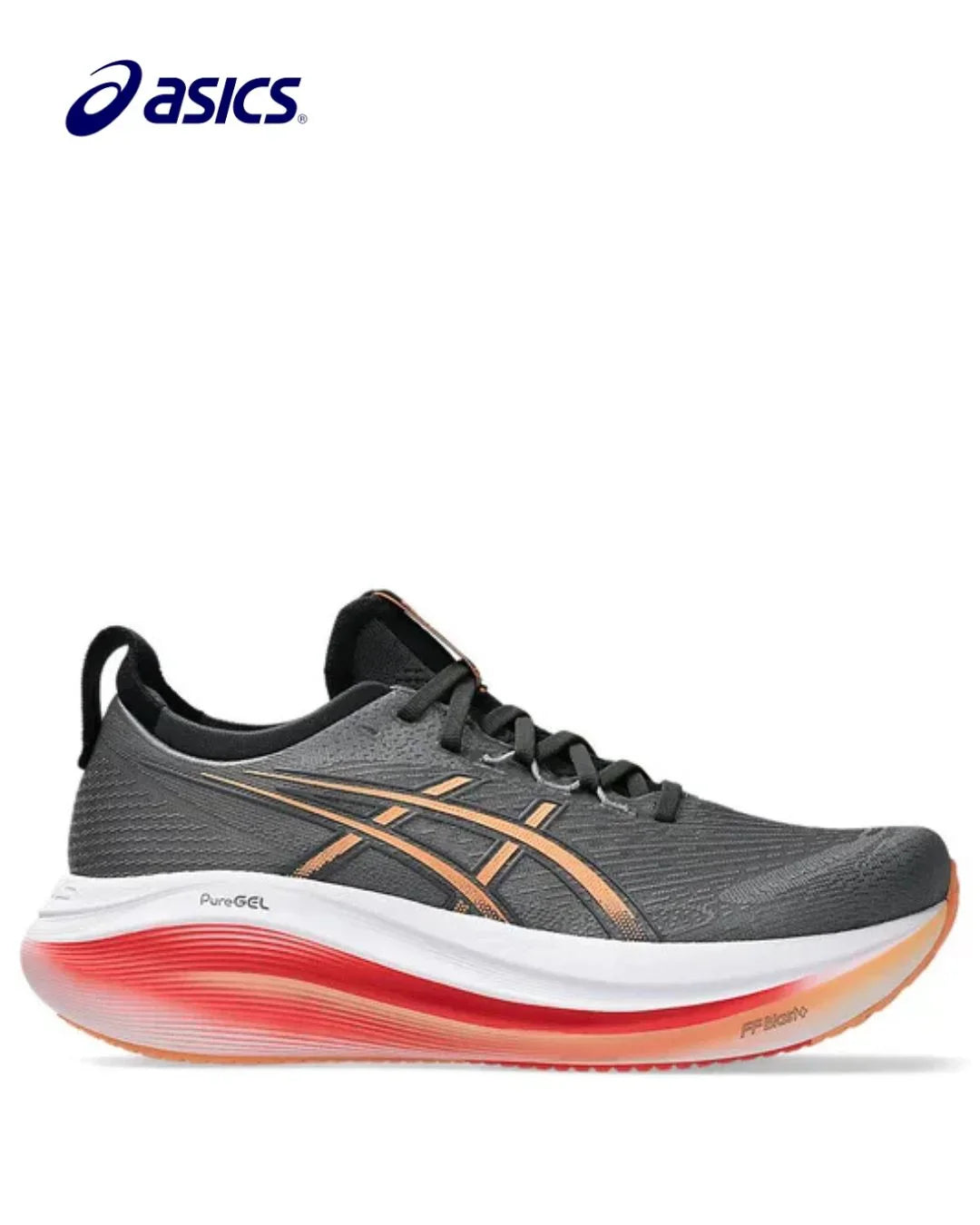 ASICS Gel Nimbus 27 Men Running Shoes - Carbon/Mojave