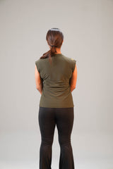 The Aura Bubble-Mesh Cap Tee