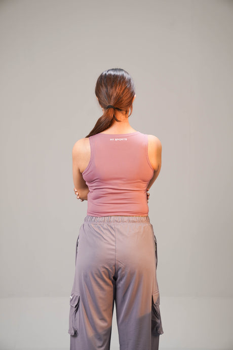 The Apex Textured Performance Crop Top | Fit