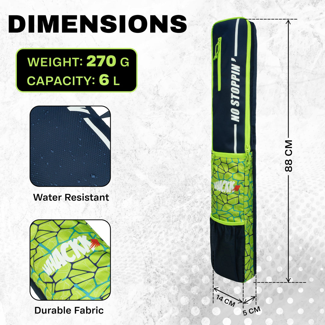 Hayden R39 Cricket Bat Cover Polyester Material, Premium Full Size Cover for Wooden and Plastic Bats with Heavy Duty Stitched Strap