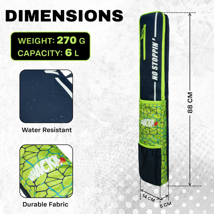 Hayden R39 Cricket Bat Cover Polyester Material, Premium Full Size Cover for Wooden and Plastic Bats with Heavy Duty Stitched Strap