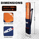 Hayden Orange Cricket Bat Cover Polyester Material, Premium Full Size Cover for Wooden and Plastic Bats with Heavy Duty Stitched Strap