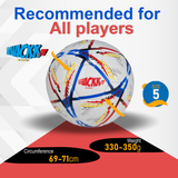 Whackk Hagi Football Navy red Football/Soccer/Training Ball