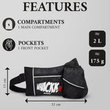 Alpine Wild Moss 2L Waist Bag / Marathon / Running / Fitness / trekking / hiking / camping / Lightweight Unisex