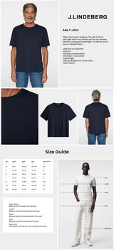 J Lindeberg Men's Ade T-shirt - JL Navy