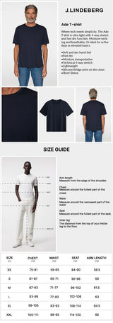 J Lindeberg Men's Ade T-shirt - JL Navy