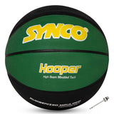 Synco Hooper series Men's Basketball (Size-7) Green-Black