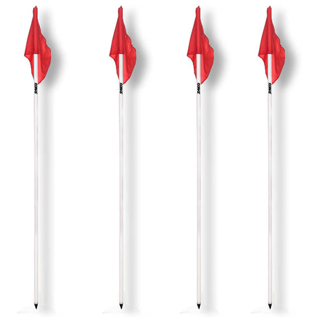 Synco Field Corner Poles with Flag 5ft (Set of 4) - Training Equipments