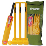 Synco Plastic Cricket set with Ball and Carry bag combo for Age Group | Size-5