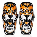Synco Beast Shin Guard with Velcro Adjustable Strap (Pack of 2)
