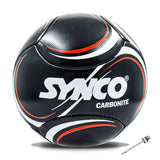 Synco Carbonite Football | PVC Machine Stitched | Training Football | Size 5