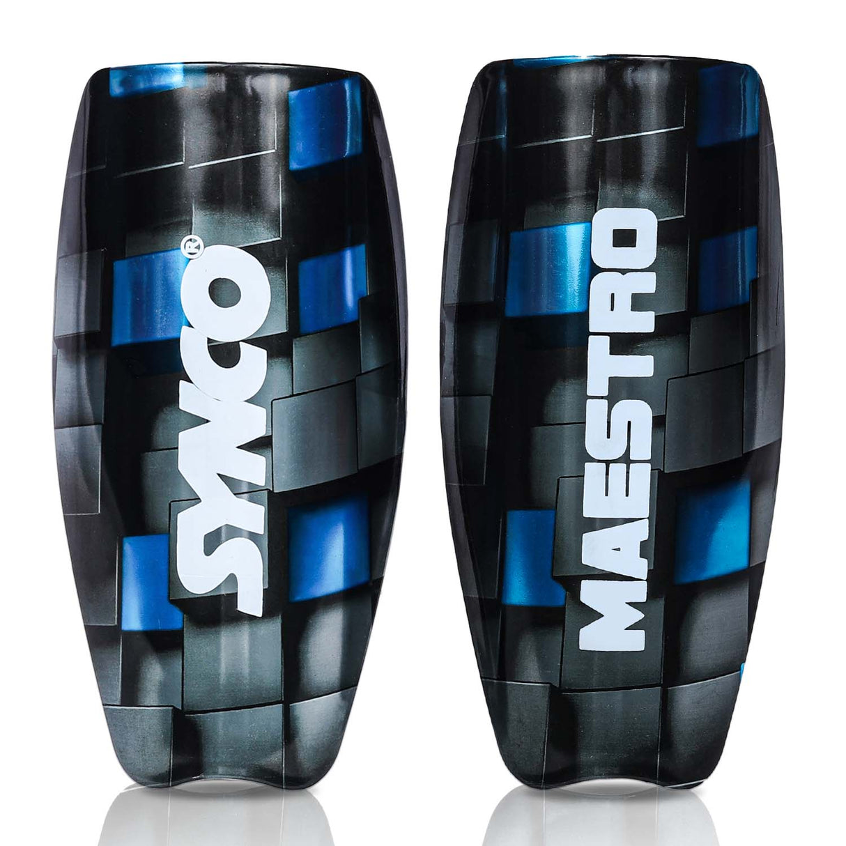 Synco Maestro Shin Guard For Football | Slipin Shin Guard | Medium Size (Pack of 2)
