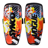 Synco Vogue Shin Guard | Professional Shin Guard with Double Velcro Adjustable Strap | Medium Size (Pack of 2)
