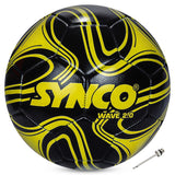 Synco Wave 2.0 Football | Training Football | PVC Machine Stitched | Soccer Ball Size 5