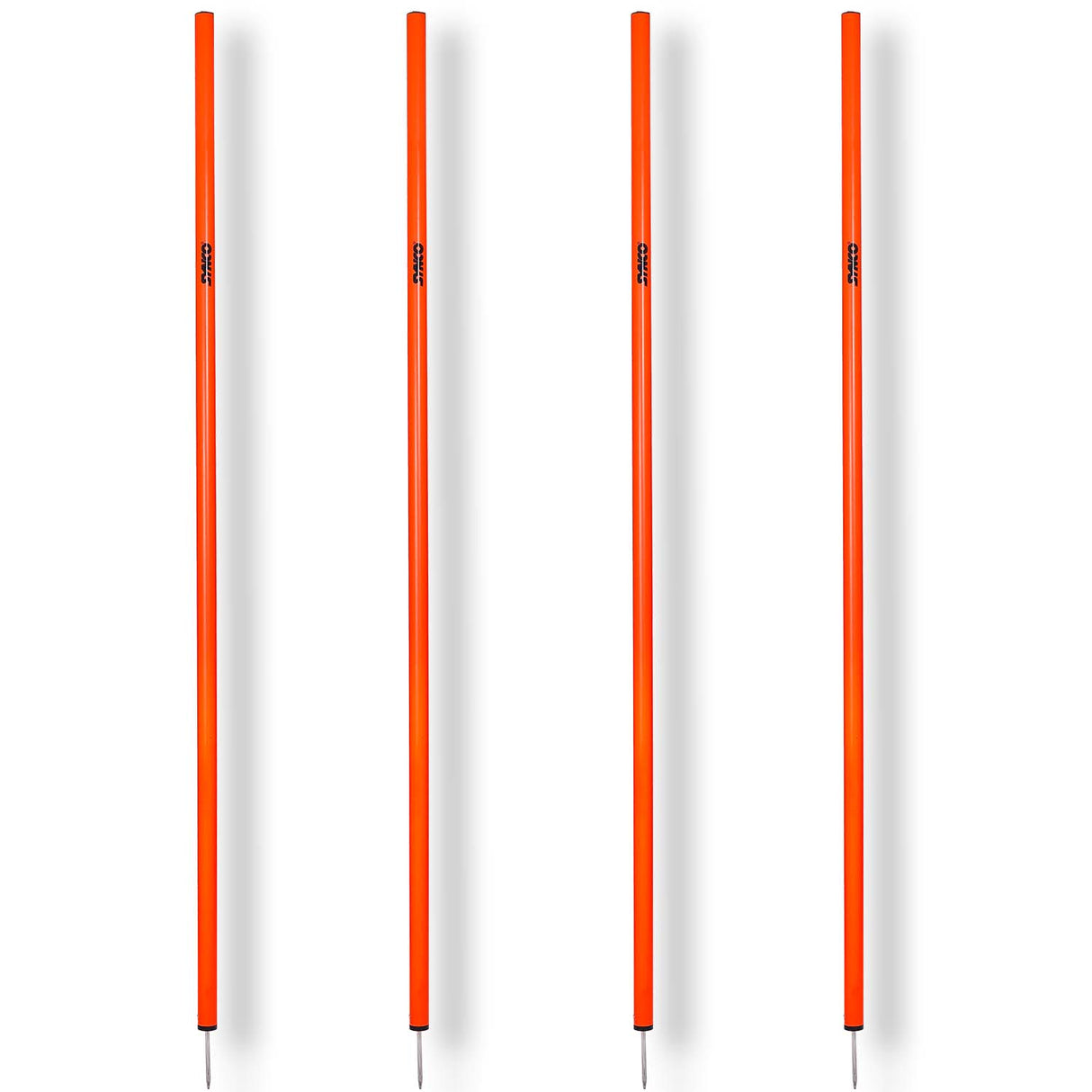 Synco Agility Slalom Spiked Poles (Set of 4) 5.5 ft